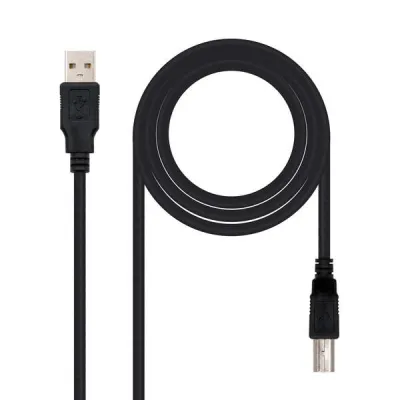 Nanocable Cable Impresora USB-A 2.0 Macho a USB-B Macho 1m