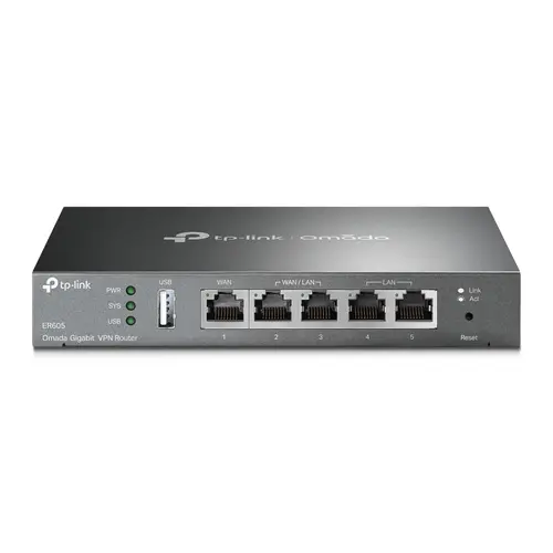 TP-LINK ER605 Router VPN Gigabit Multi-WAN 5 Puertos