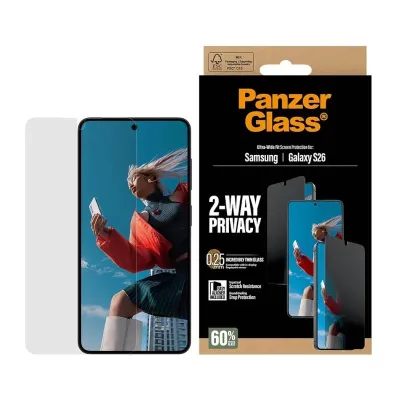 PanzerGlass Privacy Screen Protector para Samsung S26