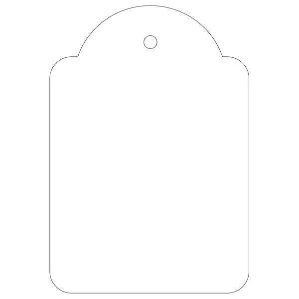 Apli Etiquetas Colgantes Con Hilo 45X65mm Caja De 400 Blancas
