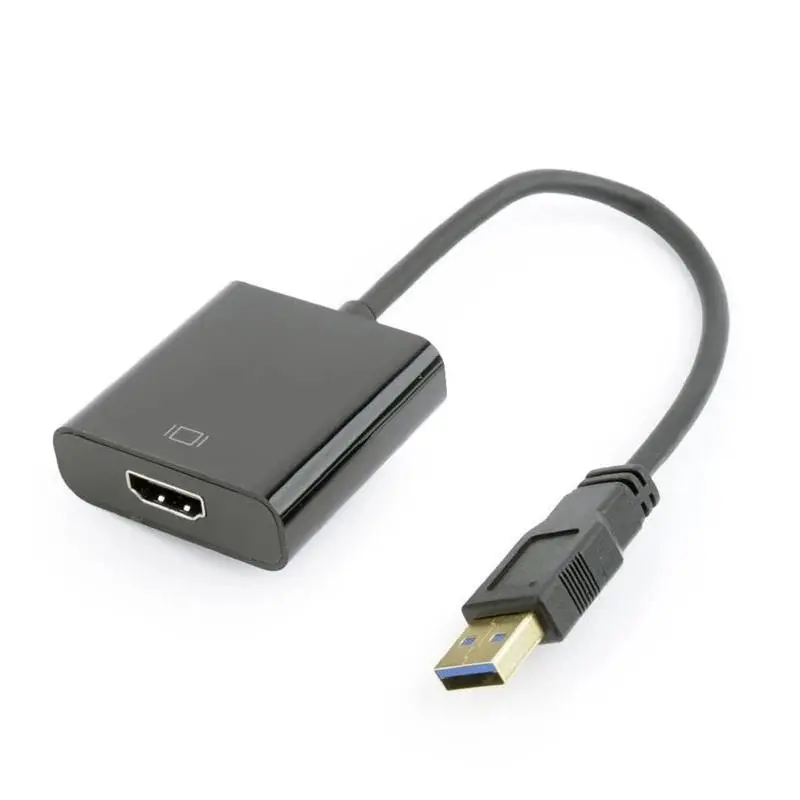 Gembird Adaptador Gráfico USB 3.0 a HDMI 1920 x 1080 Pixeles Negro