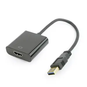 Gembird Adaptador Gráfico USB 3.0 a HDMI 1920 x 1080 Pixeles Negro