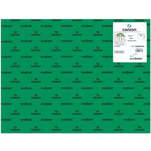 Iris Cartulina 50X65Cm 185Gr Verde Abeto -25U-