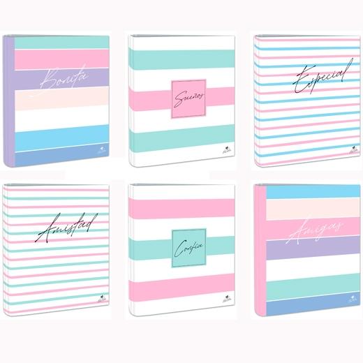 Mariola Carpeta 4 Anillas Mixtas 40Mm Cartón Forrado Plastificado Diseños Surtidos