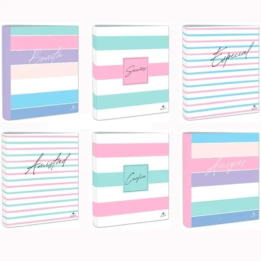 Mariola Carpeta 4 Anillas Mixtas 40Mm Cartón Forrado Plastificado Diseños Surtidos