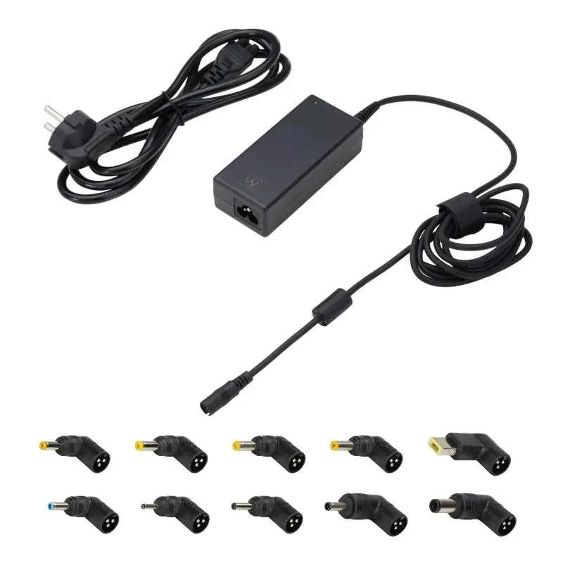 Ewent Cargador Auto Universal 65W con 10 Puntas para Notebook