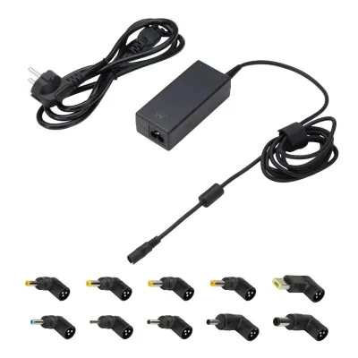Ewent Cargador Auto Universal 65W con 10 Puntas para Notebook