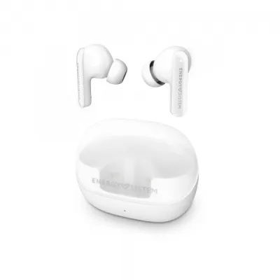 Energy Sistem Auriculares ANC 30dB Quad Mic Bluetooth 5.4 25h Autonomía IPX4 Blanco