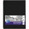 Oxford Cuaderno Cosido Esbozo Artbook A4 96H Liso 100g Papel Color Crema Tapa Extradura Negra