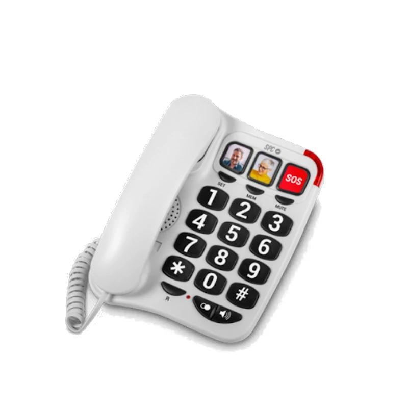 Spc 3295B Telefono Confort Numbers 2 Blanco