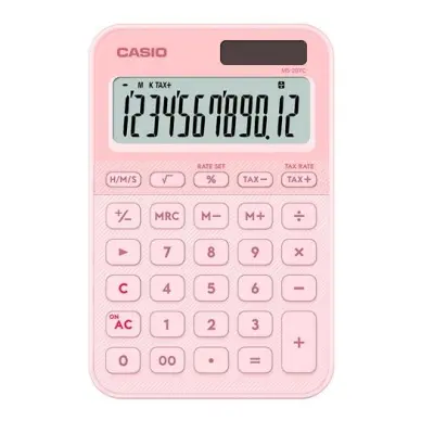 Casio Calculadora de Oficina Sobremesa Negra 12 Dígitos MS-20YC-LP