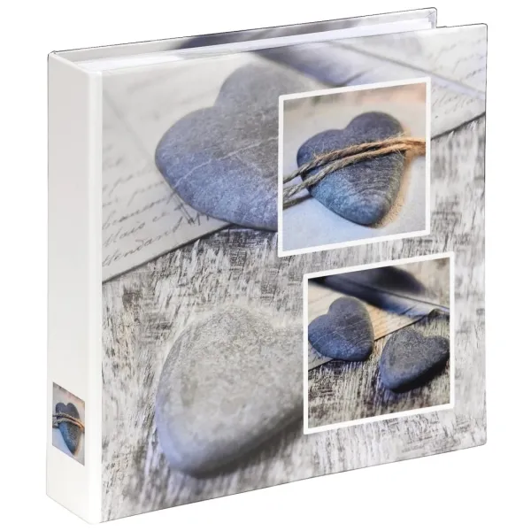 Hama Catania Album De Fotos - Capacidad Para 200 Fotos 10X15Cm - Insercion Lateral - Tapa Plastificada - 22.5X22Cm - Color Gris