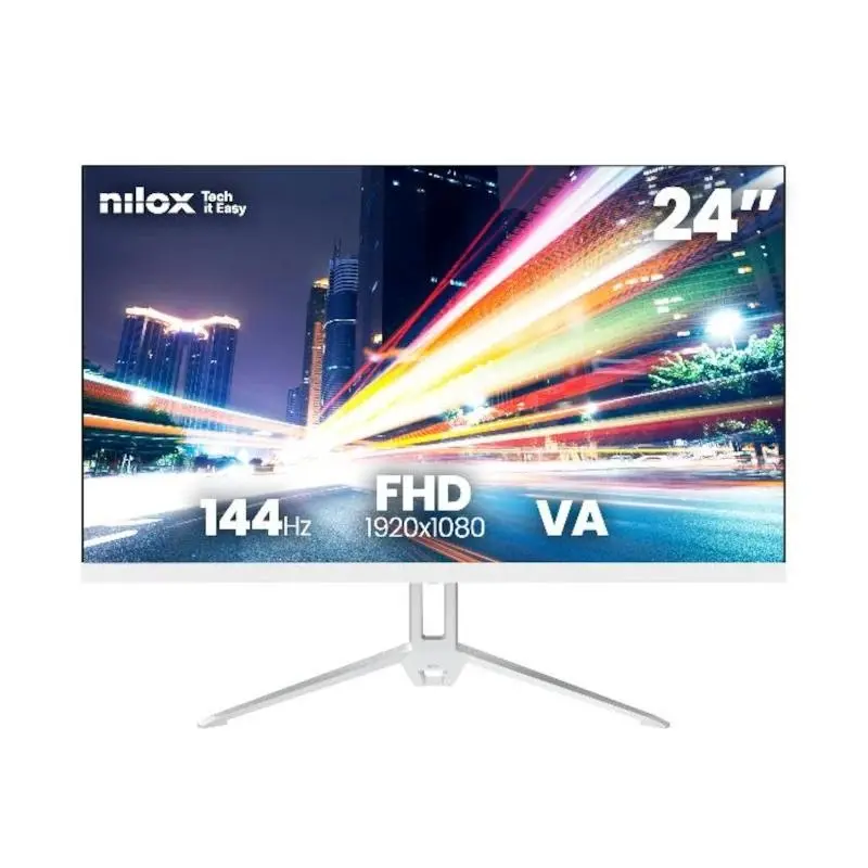 Nilox NXM24FHD14411W Monitor 24" FHD VA 144Hz Blanco