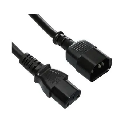 Nanocable Cable de Alimentación C13 Hembra a C14 Macho 1.50m Negro