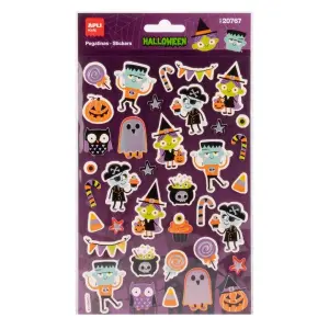 Apli Kids Foam Pack con 38 Pegatinas de Foam Halloween para Decoración