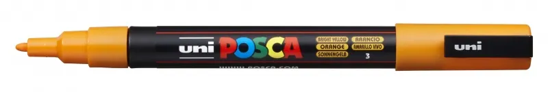 Posca Marcador PC-3M Punta Cónica 0,9 - 1,3 mm Naranja Medio