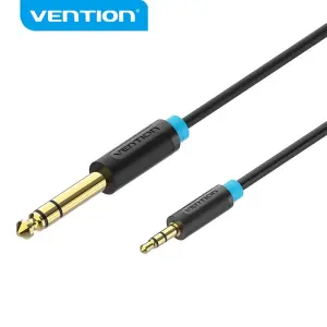 Vention Cable Estéreo Jack 6.5mm Macho a Jack 3.5mm Macho - 3m - Negro