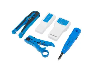 LANBERG NT-0302 Crimpadora Multicolor - Juego de Herramientas para Bricolaje