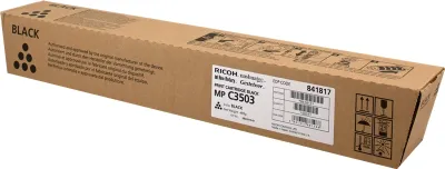 Ricoh Cartucho de Tóner Original Negro para MP-C3003/MP-C3004/MP-C3503/MP-C3504/MP-C4504/MP-C5504/MP-C6004 - 841817/841813