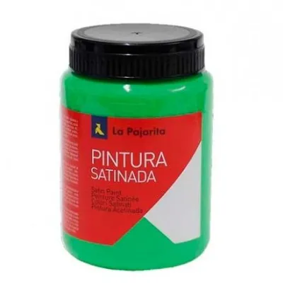 La Pajarita Témpera Escolar Bote De 375Ml Verde Cesped Turquesa L-38