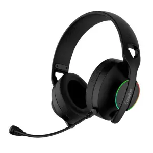 Coolbox Headset Bluetooth WB01 RGB Negro BT 5.4 2.4GHz Jack 3.5mm USB-A y USB-C