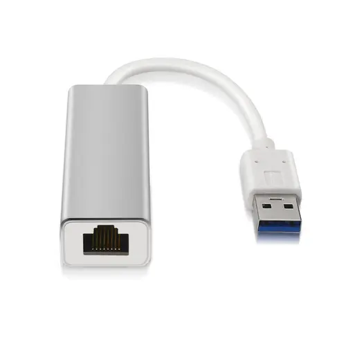 Aisens Conversor Usb 3.0 A Ethernet Gigabit 10/100/1000 Mbps 15Cm Blanco