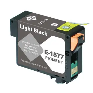 Epson T1577 Cartucho de Tinta Pigmentada Negro Light - Reemplazo C13T15774010