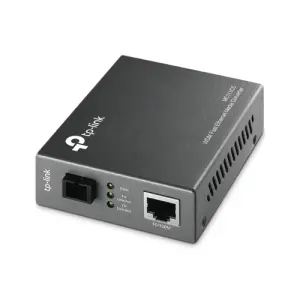 TP-LINK Convertidor Fibra Monomodo SC RJ45 a Fibra 100MB Full Duplex 20KM