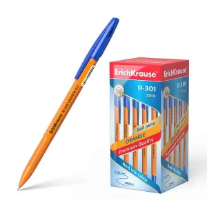 ErichKrause R-301 Bolígrafo Naranja 0.7mm Punta Ventilada Cuerpo Opaco