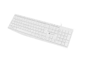NATEC Teclado Universal USB QWERTY Español Blanco NKL-1949