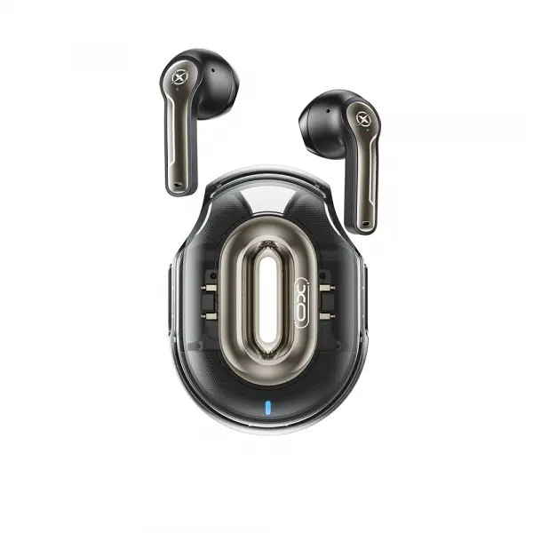 XO X43 Auriculares TWS Bluetooth 5.4 con Estuche USB-C y Autonomía de 18h - Negro