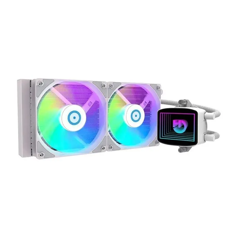 HIDITEC LDCR10003 Sistema De Refrigeración Líquida Todo En Uno 12 cm Blanco
