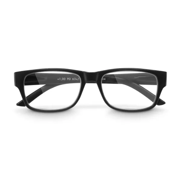 Hama Gafas De Lectura De +1.0 Dioptrias - Montura De Plastico Reciclado - Unisex - Color Negro