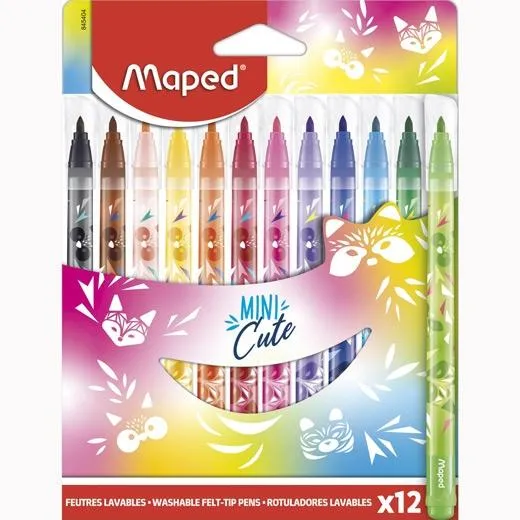 Maped Rotuladores Mini Cute Estuche De 12 C/Surtidos