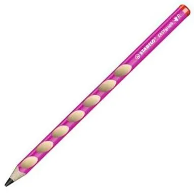 Stabilo Lápiz Grafito Easygraph Para Diestros Hb Rosa Caja 12 Ud