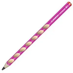 STABILO LÁPIZ GRAFITO EASYGRAPH PARA DIESTROS HB ROSA CAJA 12 UD