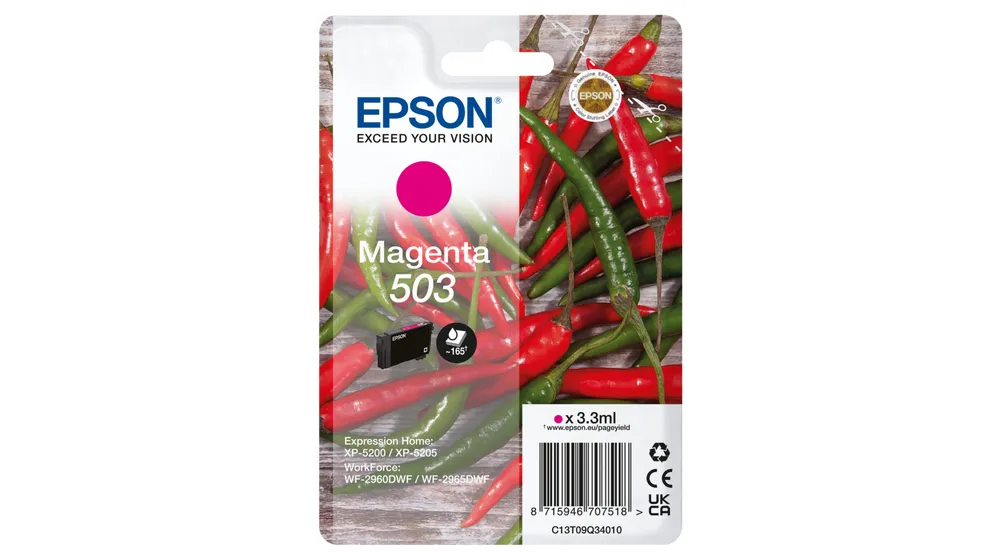 Epson 503 Magenta Cartucho de Tinta Original para Impresoras