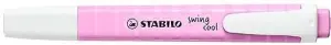 Stabilo Marcador Fluorescente Swing Cool Pastel Fucsia Caja 10 Unidades