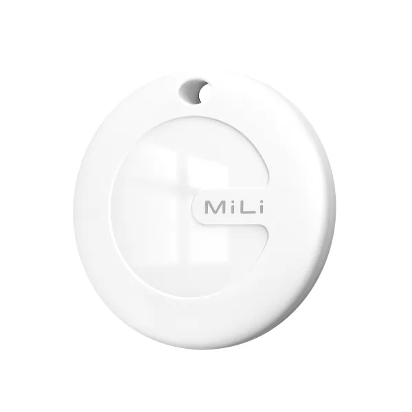 Leotec Easy Tag Blanco Con Llavero Marrón - Compatible Con iOS/Android