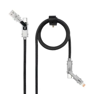 Nanocable Cable USB-C y USB-A a Lightning 1M