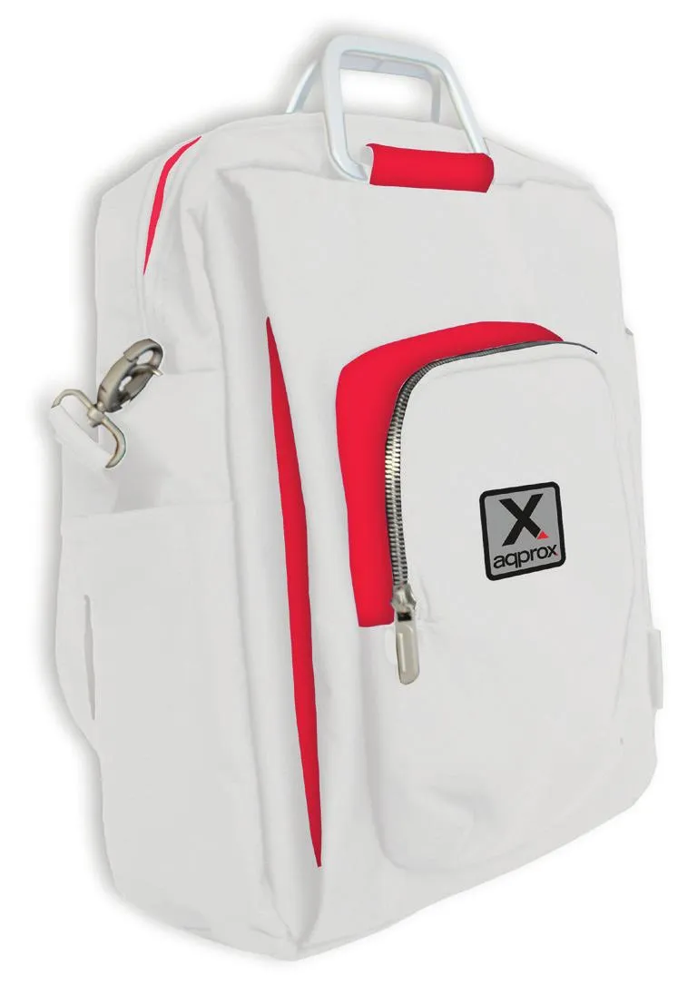 Mochila de Portátil 15.6" Approx Diseño Blanco/Rojo - Oferta Moving
