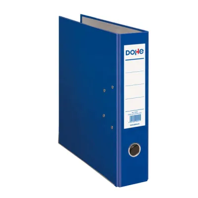 Dohe Archivador de Palanca Folio 70mm con Ollao, Rado y Tarjetero - Azul