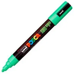 Posca Marcador PC-5M No Permanente Punta Forma De Bala 1,8 - 2,5 mm Verde Claro