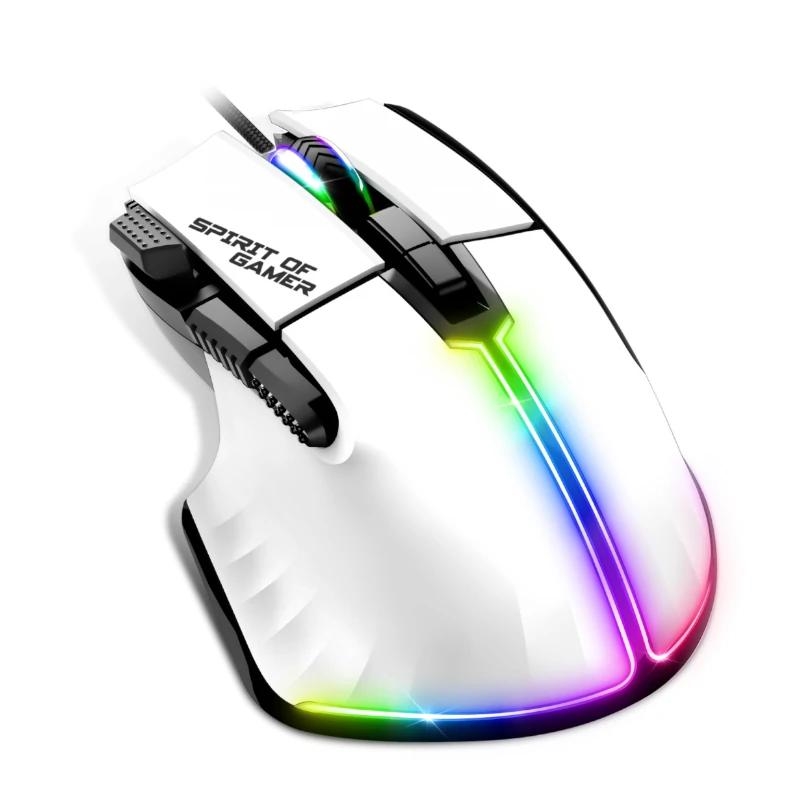 Spirit Of Gamer Raton Souris Pro M5 Blanco