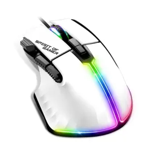 Spirit Of Gamer Ratón Pro M5 Blanco