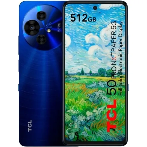 Tcl 50 Pro Nxtpaper 5G Smartphone Pantalla 6.78" - 8Gb - 512Gb - Camara 108Mp - Bateria 5010Mah - Color Azul