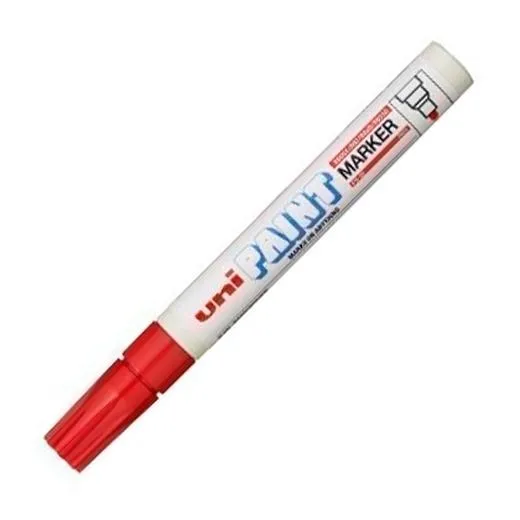 Uni-ball PX-20 Marcador de Pintura Rojo Punta Acrílica 2.2-2.8mm Permanente