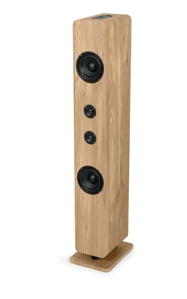 Thomson DS702 Torre De Sonido Bluetooth 120W Con Iluminación - Color Madera