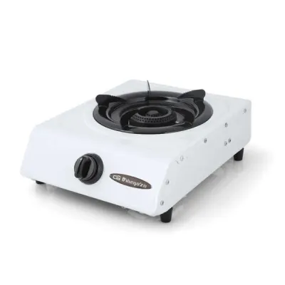 Orbegozo FO 1600 Hornillo a Gas Blanco con Encendido Piezoeléctrico y Quemador Triple Corona