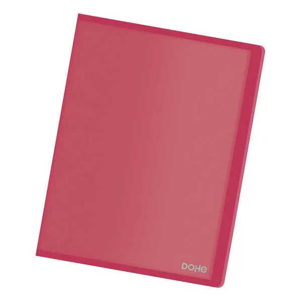 Dohe Carpetas con Fundas A4 - Tapa Flexible de Polipropileno Translucido